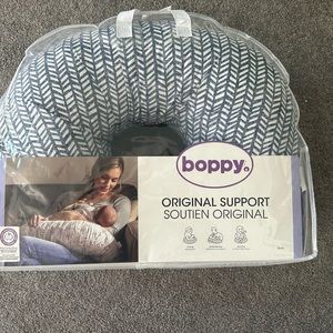 NEW Boppy Nursing Pillow Original Support, Blue